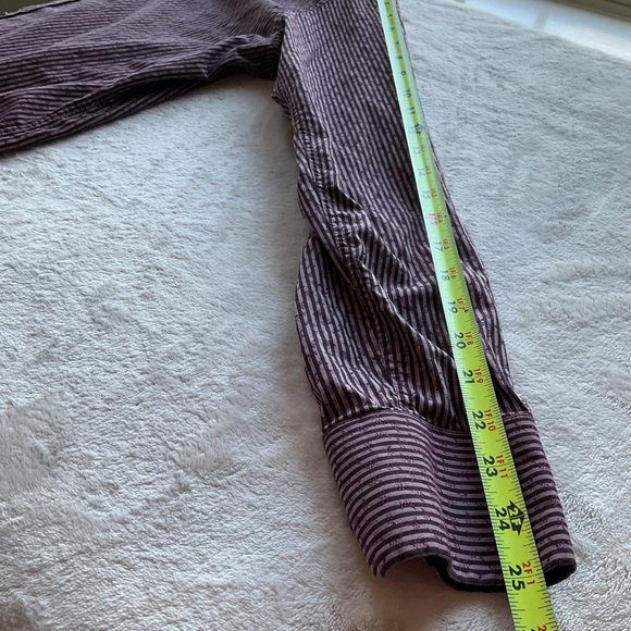 Quieti Mens size Large Button down shirt 100% fine cotton contrast cuff - Picture 10 of 12